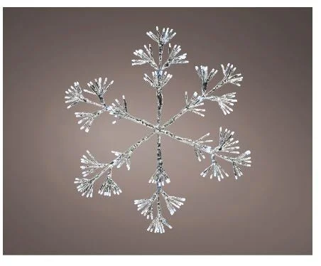 3.5 FT X 3 FT Cool White 480 LED Snowflake With Flashing Effect