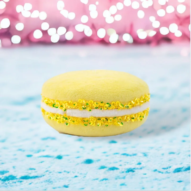 7" Yellow Macaron Set Of 4