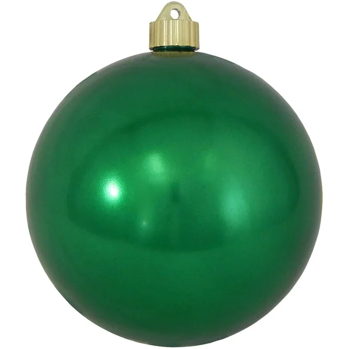 6" Blarney Green Ball Ornament Set Of 6