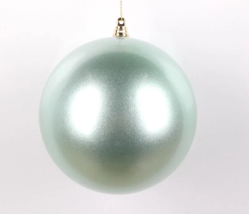 6" Light Green Candy Ball Set Of 6