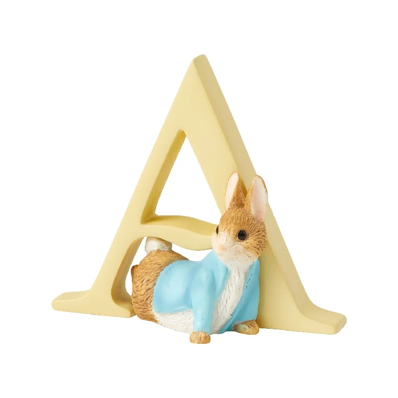 Beatrix Potter Letter A Peter Rabbit Figurine