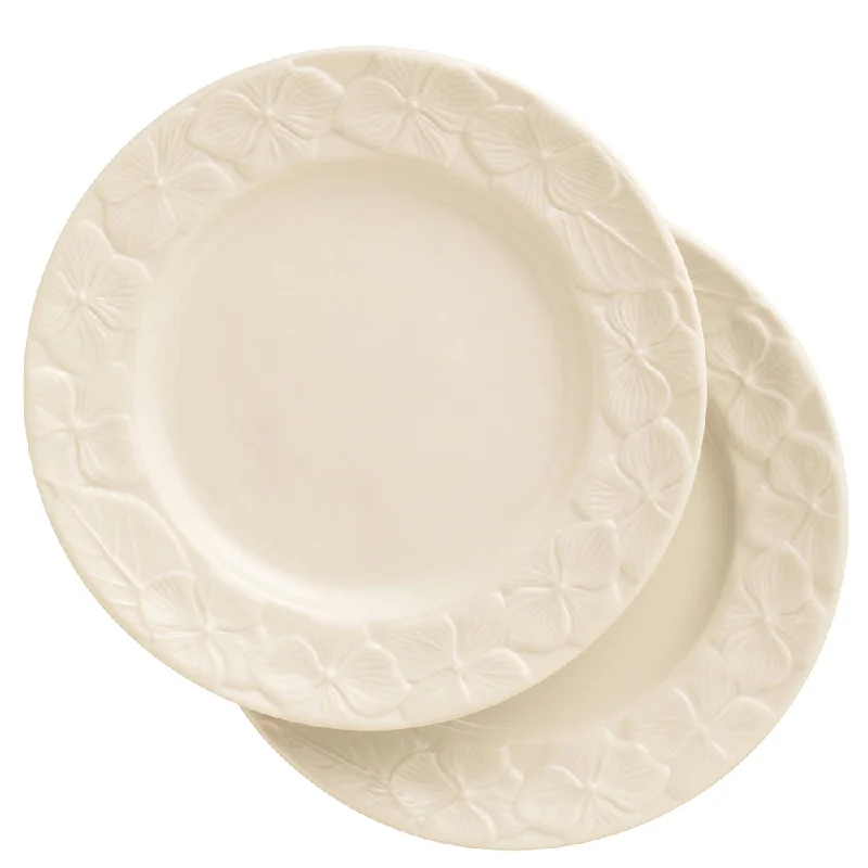 Belleek Classic Hydrangea 8"Plate Set of 2