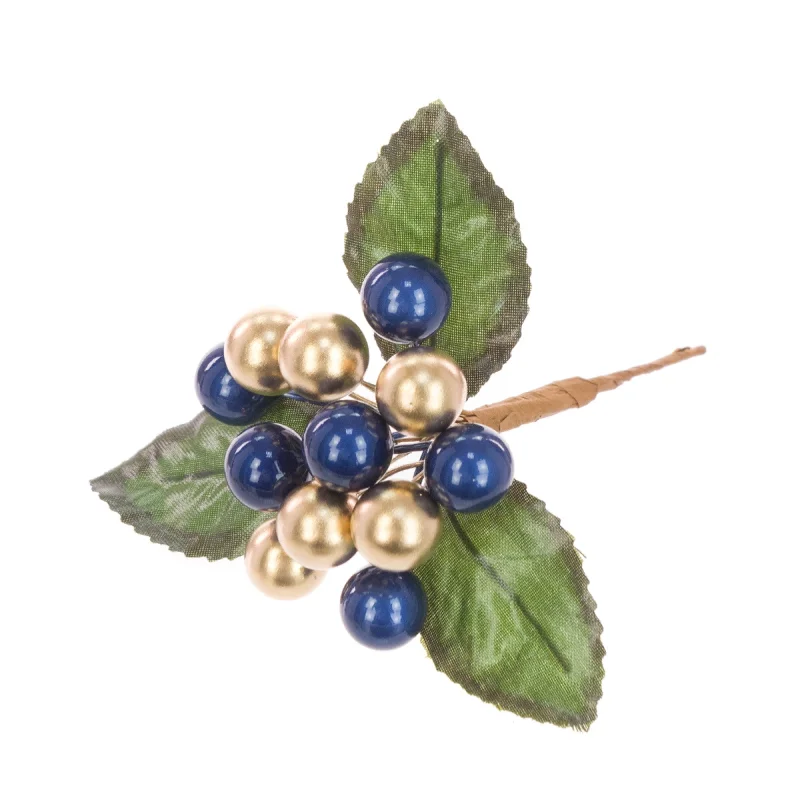 Blue & Gold Classic Berry Pick 11cm