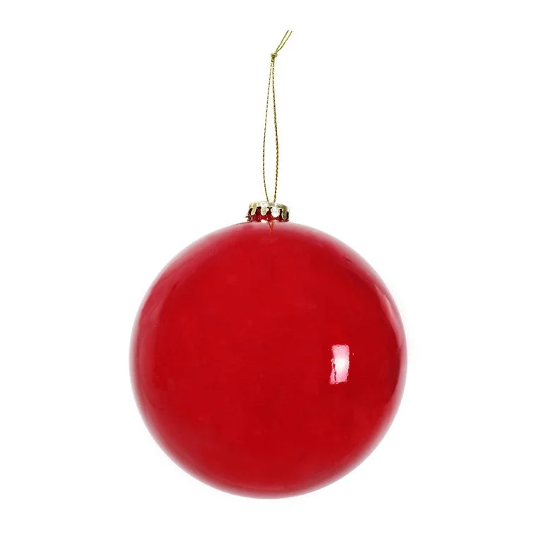 Pearl Bauble, Red, 15cm