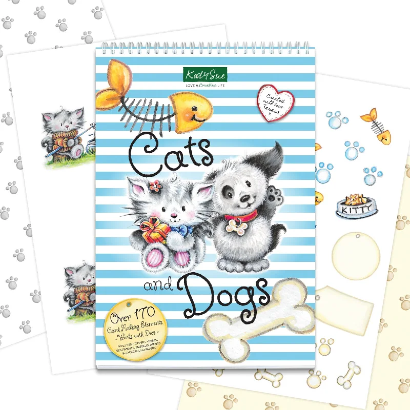 Cats and Dogs Paper Craft Pad (Not Die Cut)