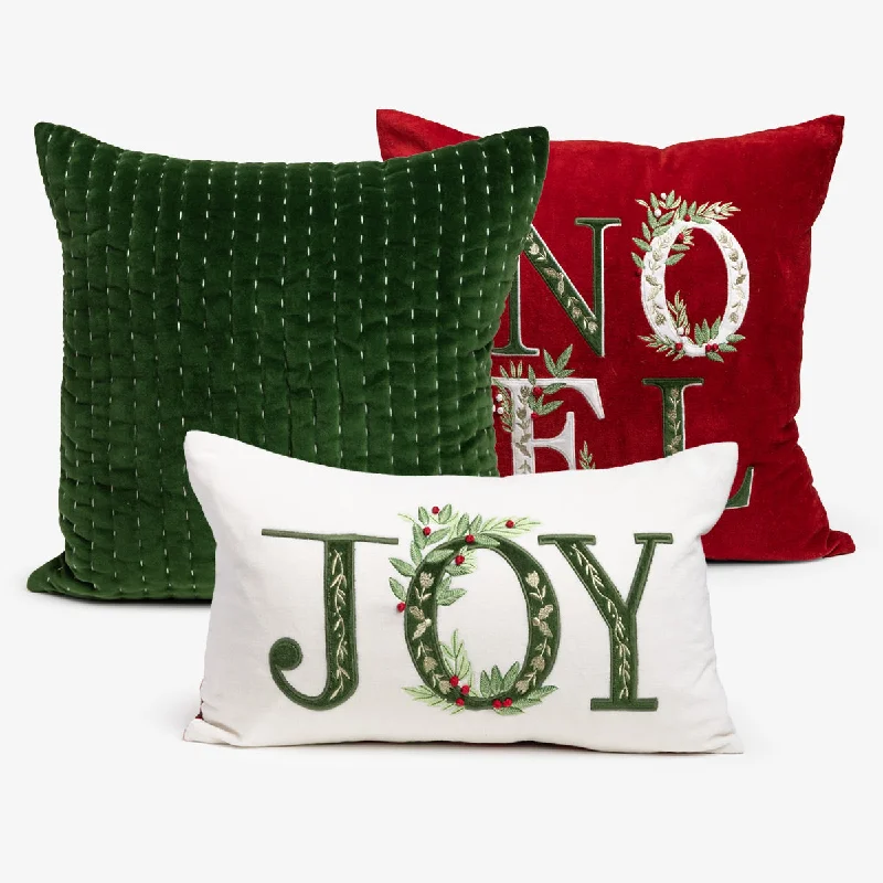 Christmas Cushion Cover Bundle (Noel & Joy)