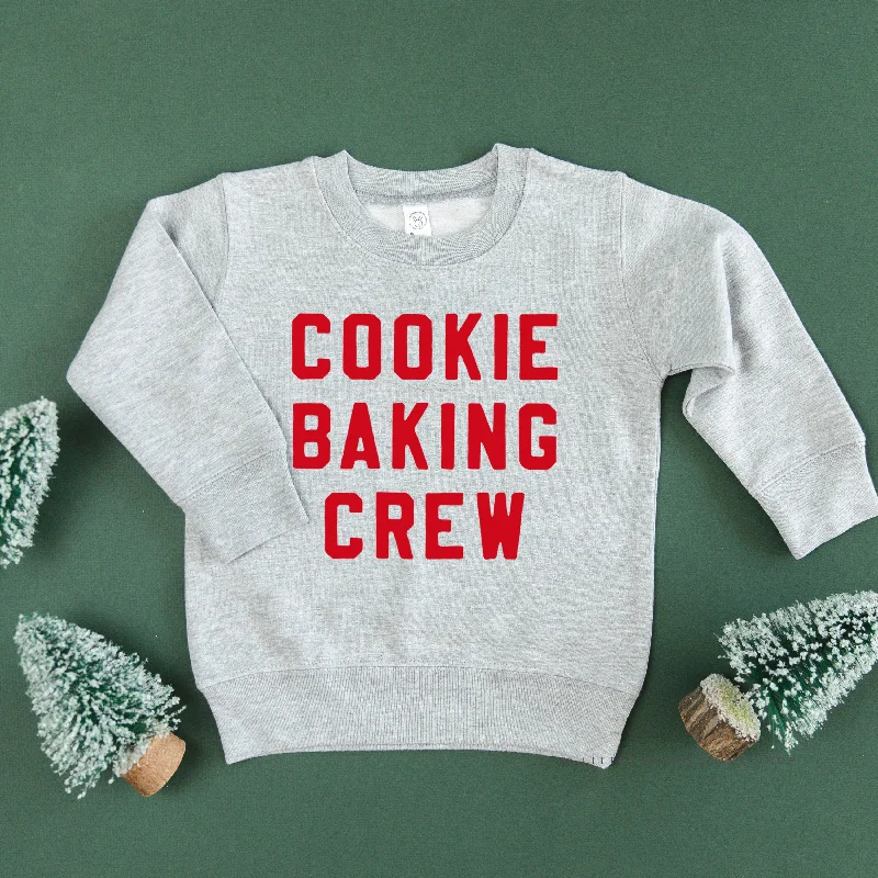 Cookie Baking Crew - Block Font - Child Sweater