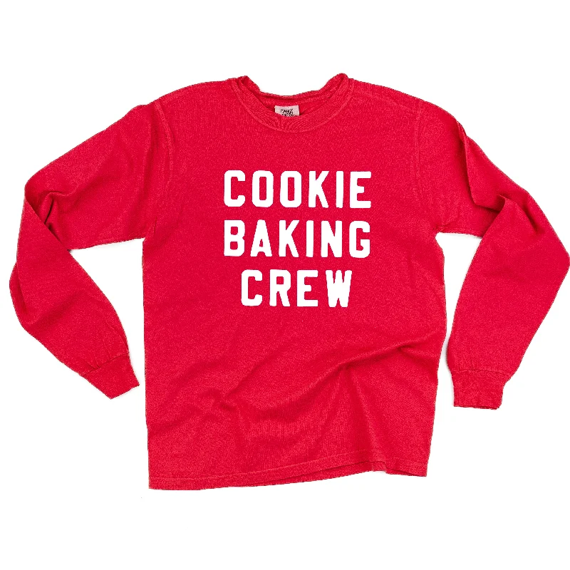 Cookie Baking Crew - Block Font - LONG SLEEVE Comfort Colors Tee