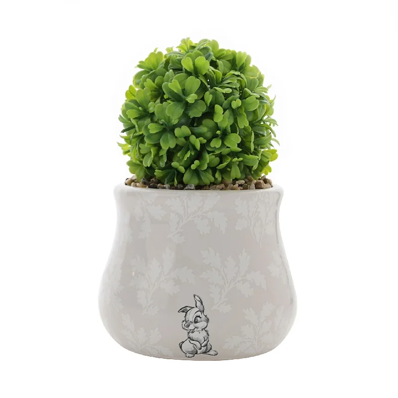 Disney Bambi Ceramic Planter with Faux Plant