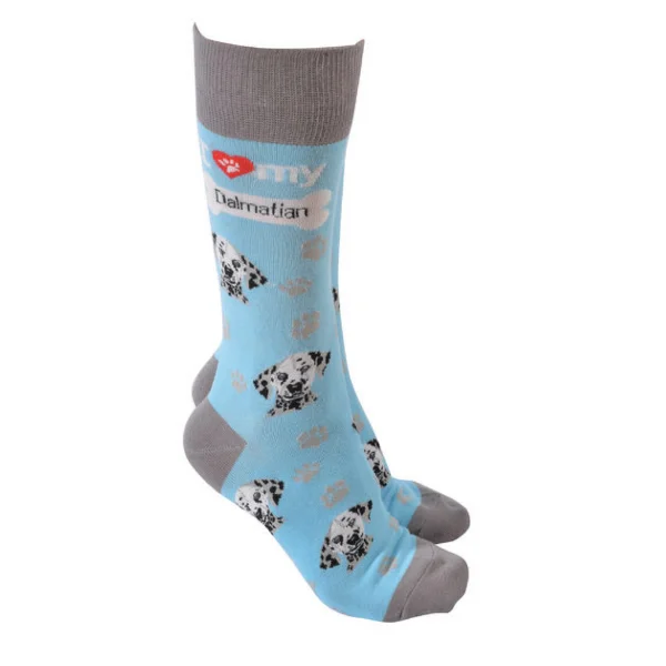 Dog Society Dalmatian Socks Blue