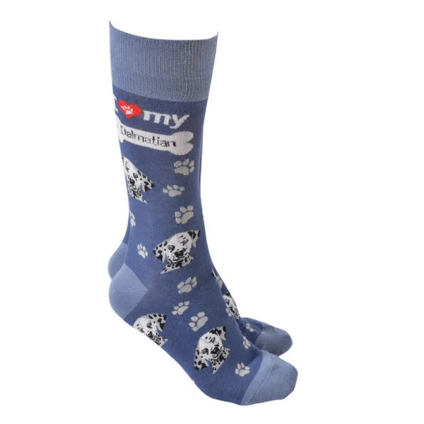 Dog Society Dalmatian Socks Dark Blue