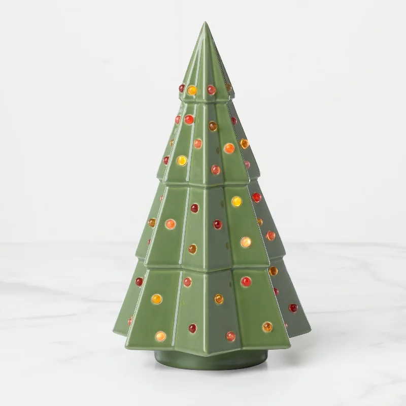 Evergreen Large Lit Tree Figurine