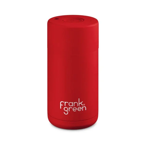 Frank Green 12oz Reusable Cup with Push Lid Atomic Red