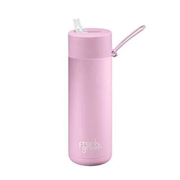 Frank Green 20oz Reusable Bottle with Straw Lid Lilac Haze