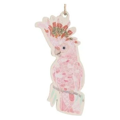 Frankie B Christmas Galah Hanging Decoration 11cm