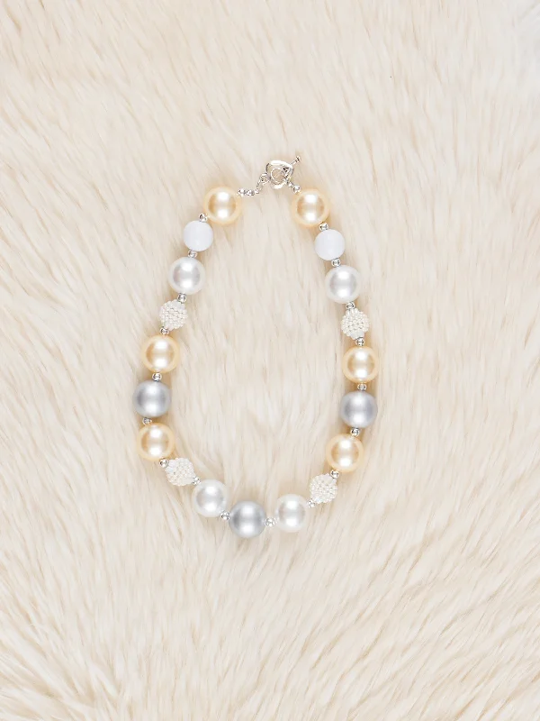 Gold & Silver Sparkle Bubble Necklace