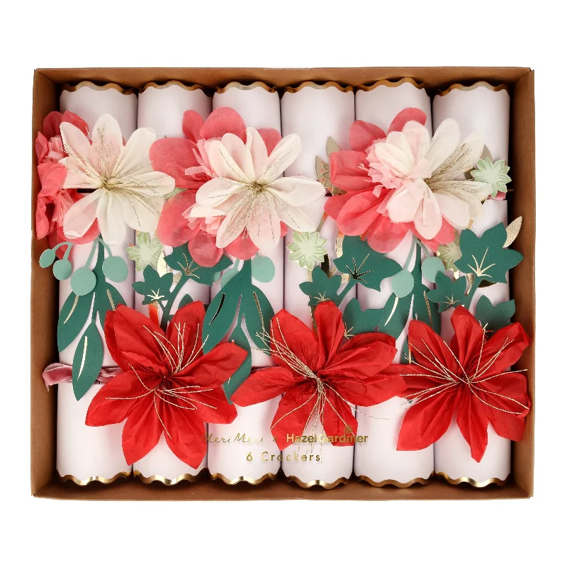 Hazel Gardiner Large Flower Crackers (x 6)