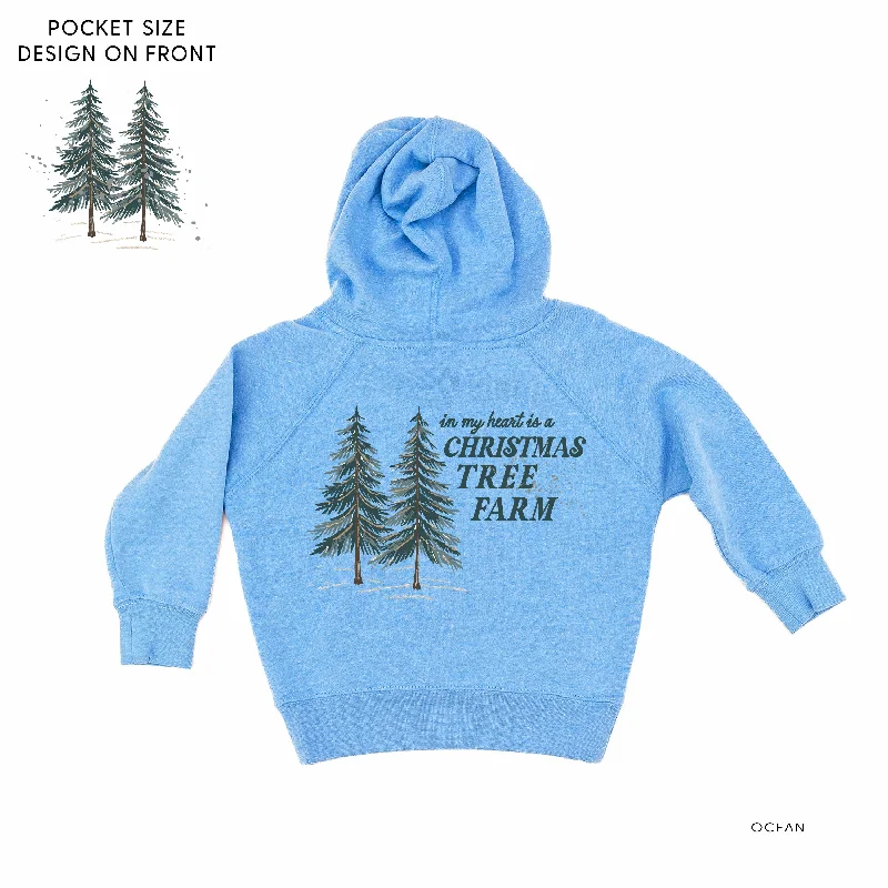 In My Heart Is A Christmas Tree Farm (pf&b) - Child HOODIE