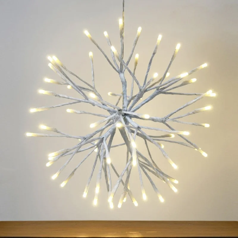 LED Light Up Twig Style Ball Light Christmas Decoration 35cm