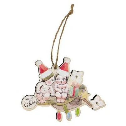 May Gibbs Christmas Hanging Decoration Green Twig