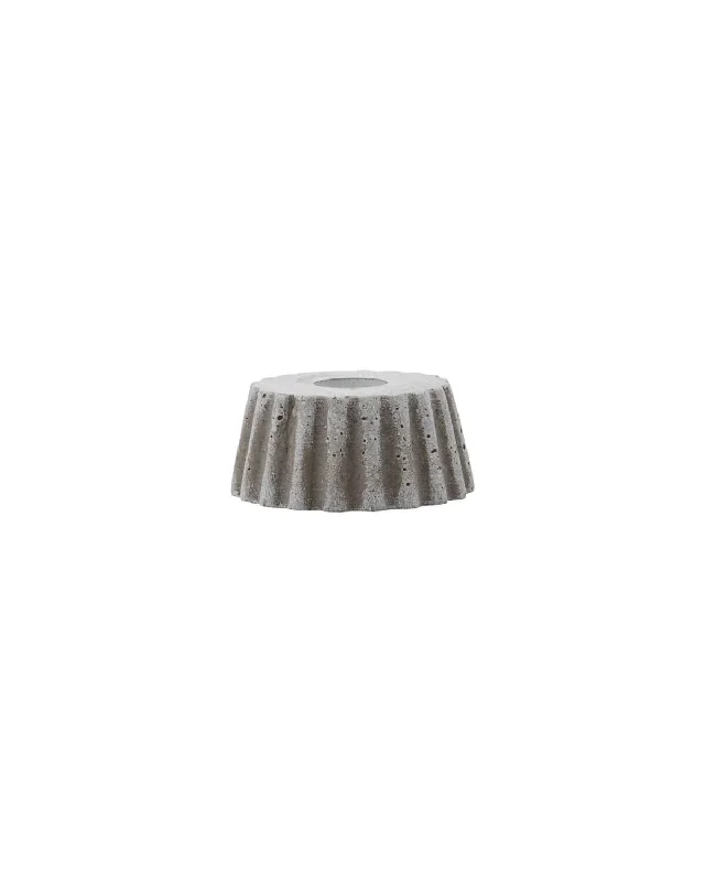 Mold Bake | 7cm Candle Holder | Grey | by House Doctor