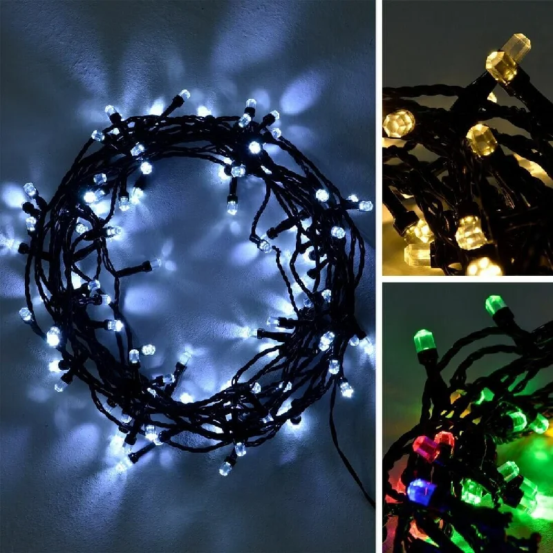 Multi-Function Diamond Shaped LED String Fairy Xmas Lights