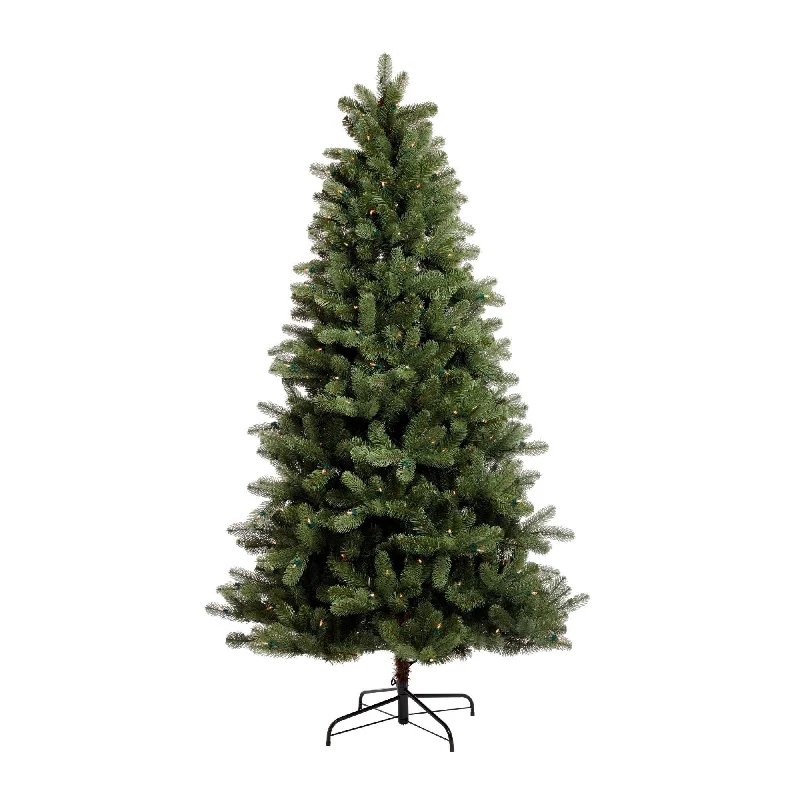 Hudson Spruce 6.5-Ft Christmas Tree - 300 Warm White LED Lights