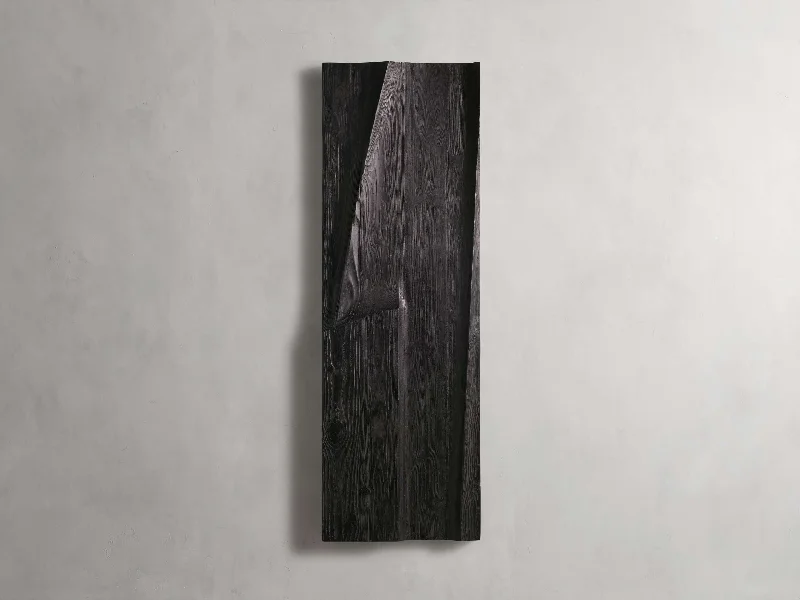 Onyx Diptych Wall Sculpture in Black (Set of 2)