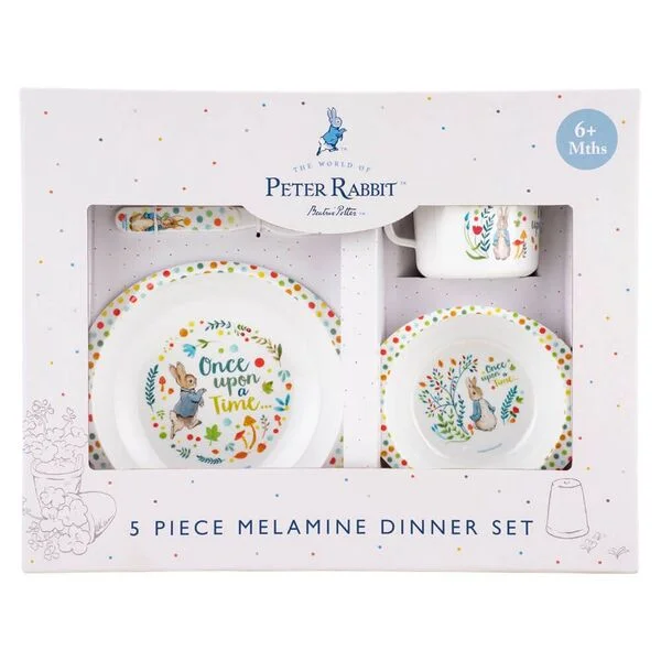 Peter Rabbit 5pc Dinner Set Once Upon