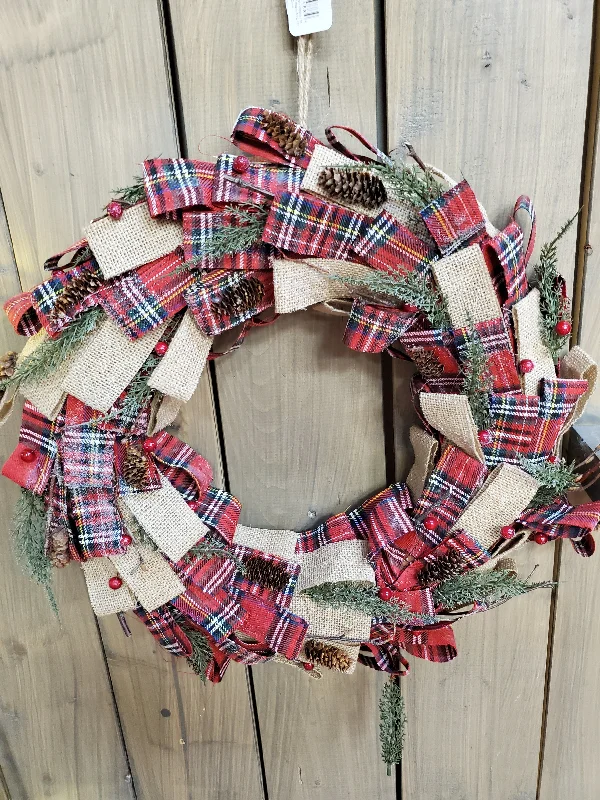 Plaid Wreath