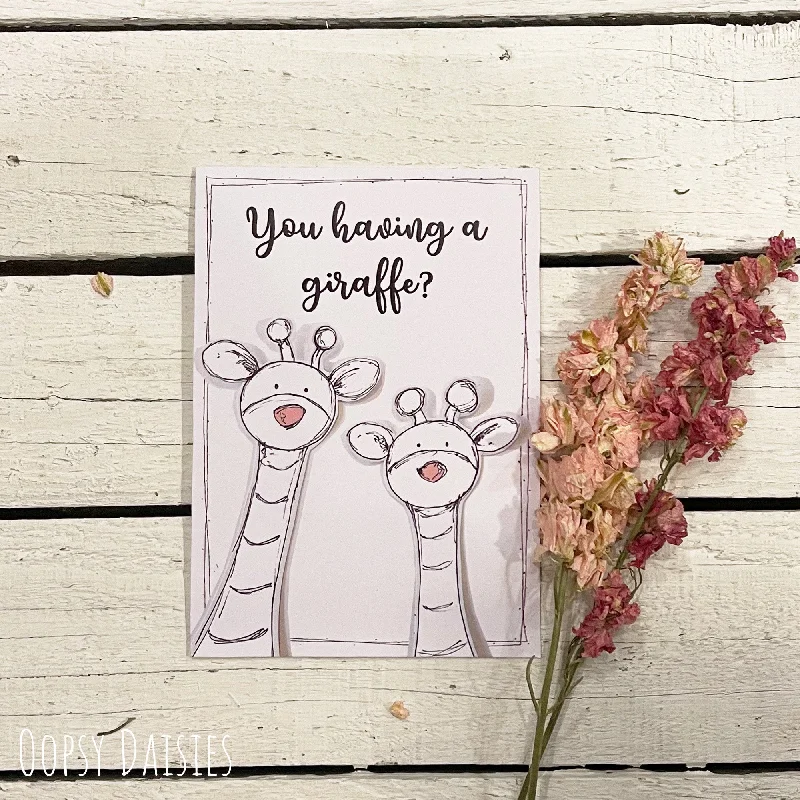 Print / Postcard - Doodles / Giraffe 13652