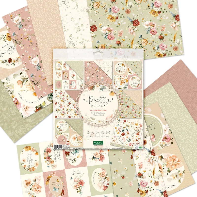 Pretty Petals 8x8 Designer Premium Paper Pack