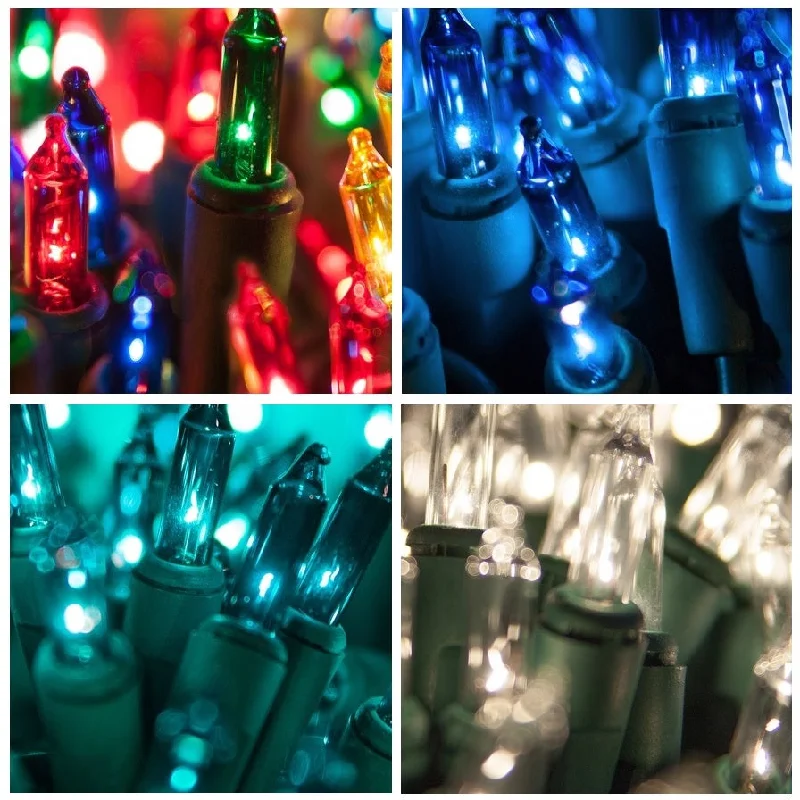 Set of 100 Mini Christmas Lights by Sylvania