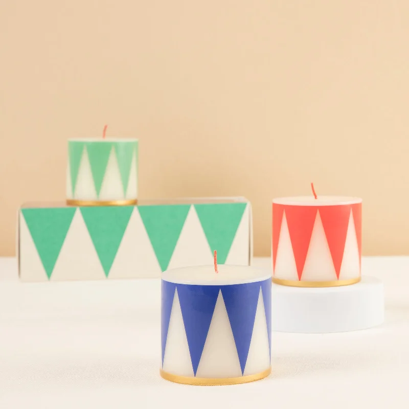 Small Drum Candles (x 3)