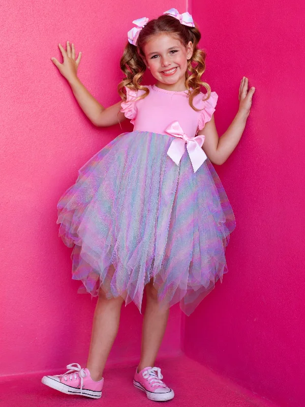 SmileyWorld  Rainbow Smiley Tutu Dress