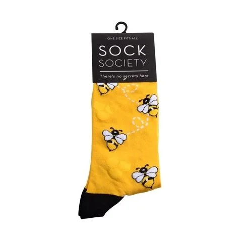 Sock Society Buzzy Bee Socks Yellow