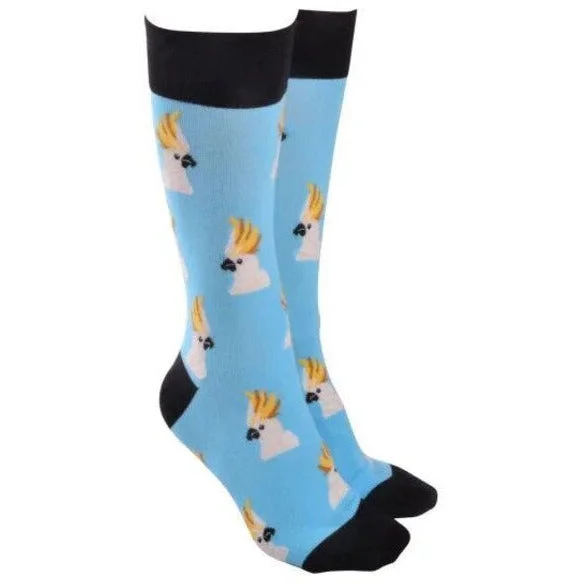 Sock Society Cockatoos Socks Light Blue