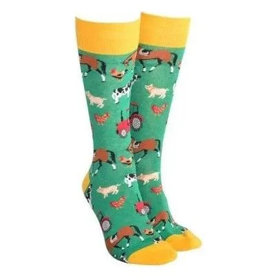 Sock Society Farmyard Socks Green