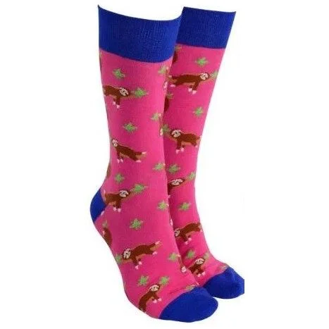 Sock Society Sloth Pink