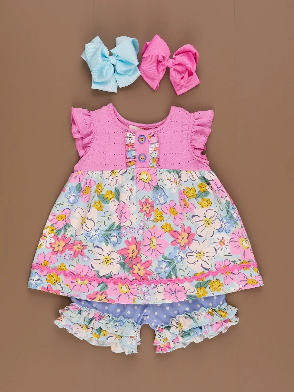 Southern Garden Cupcake Ruffle Outfit