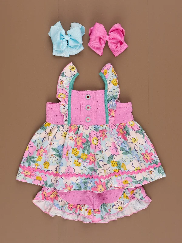 Southern Garden Ruffle Outfit & Doll Match