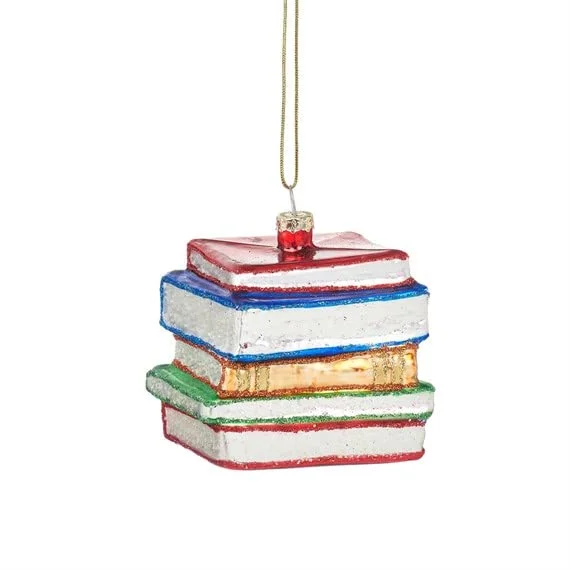 Stack of Books Bauble