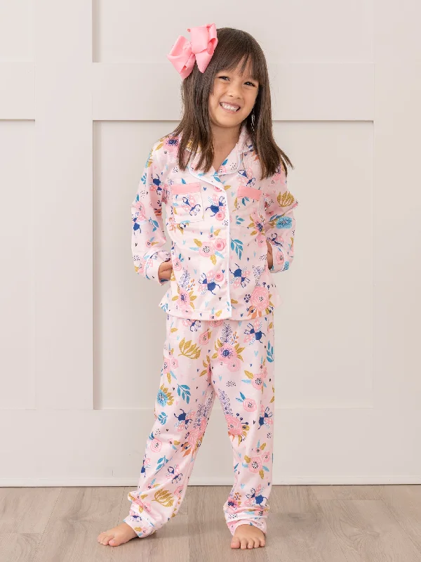 Sweet Pink Garden Pajamas