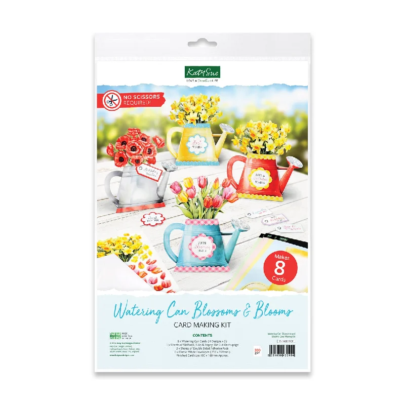 Watering Can Blossoms and Blooms Card Making Kit