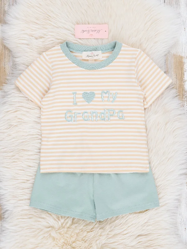 Yellow & Green Grandpa Love Outfit