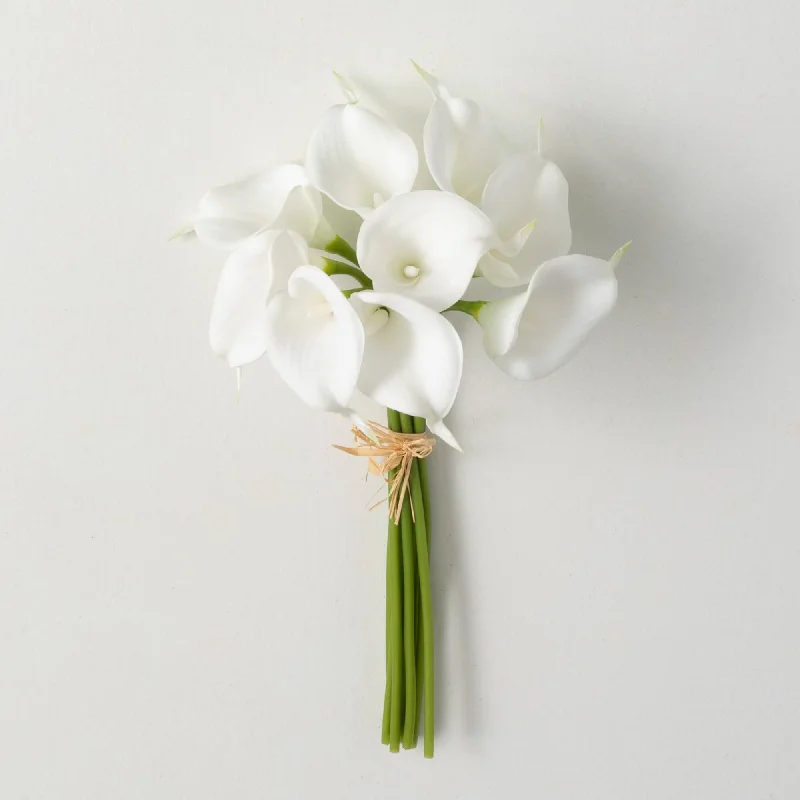 Lush White Calla Lily Bush