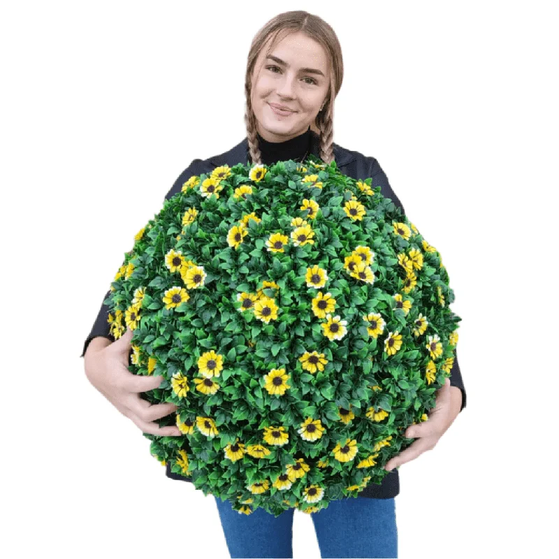 21" XL Sunflower Topiary Ball