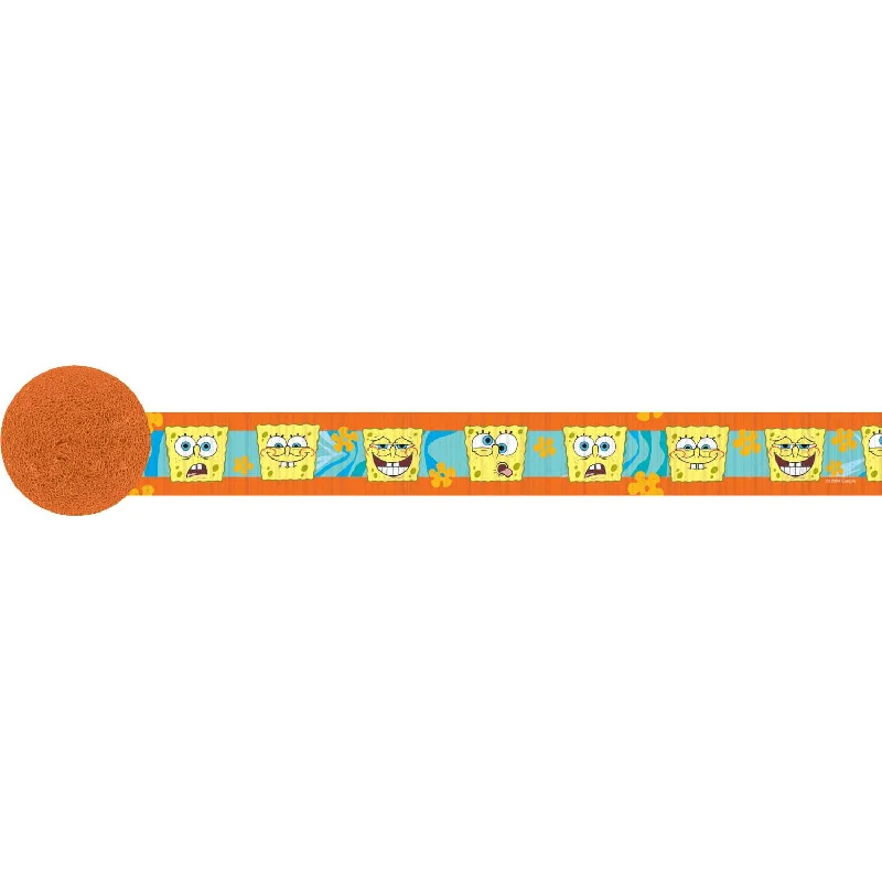 SpongeBob Buddies Crepe Streamer 30ft