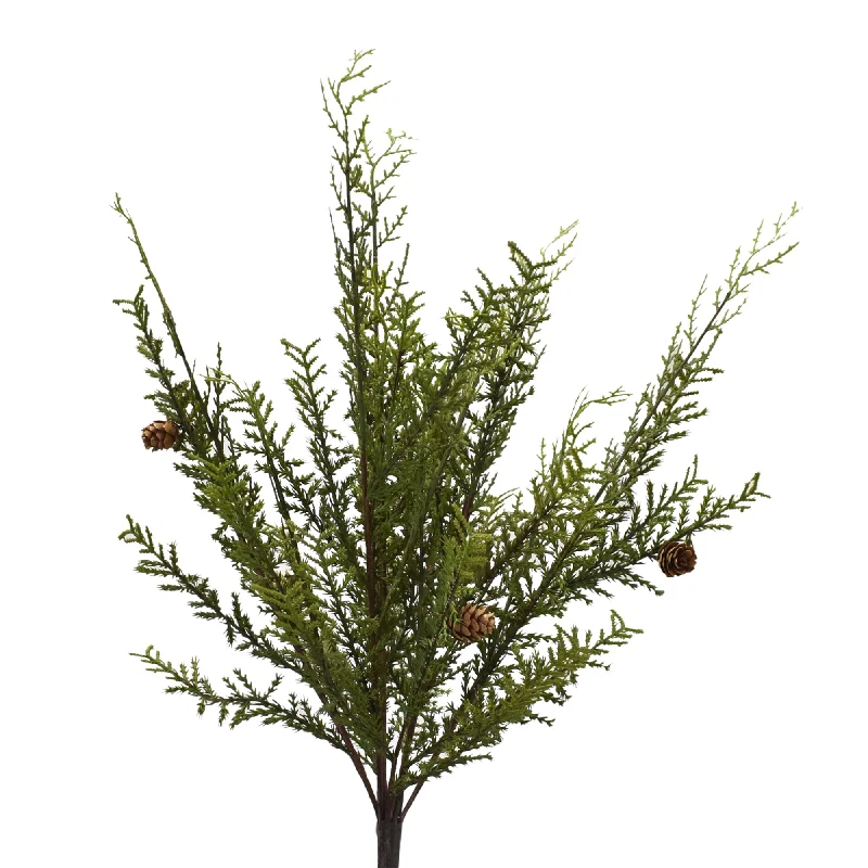 Wispy Cypress Bush 23.5" in Green | XJC22